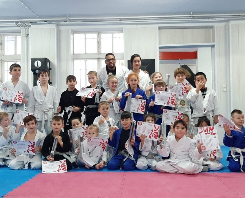 Brazilian Jiu Jitsu Kindertraining - Brazilian Jiu Jitsu Prüfung der Kinder