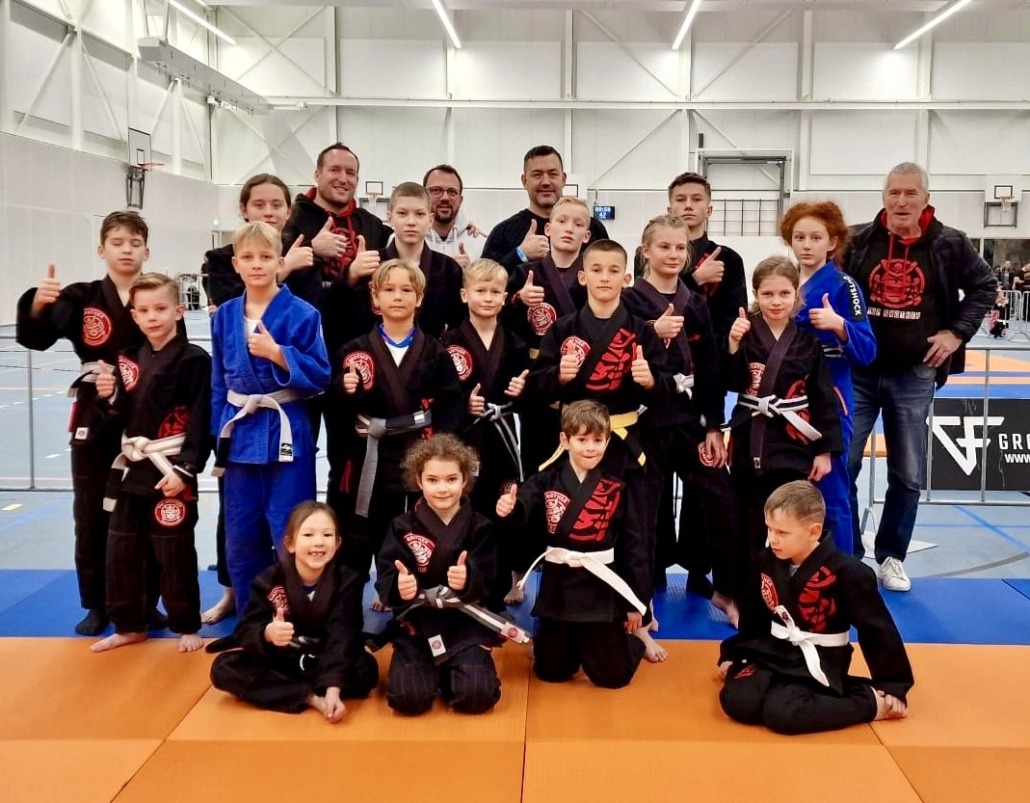Brazilian Jiu Jitsu Kinder Team der Sportschule Asia